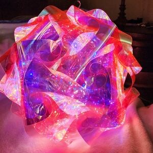 LG Iridescent Tourmaline color Lamp, Multicolor Lights & 8 Mode changing Remote